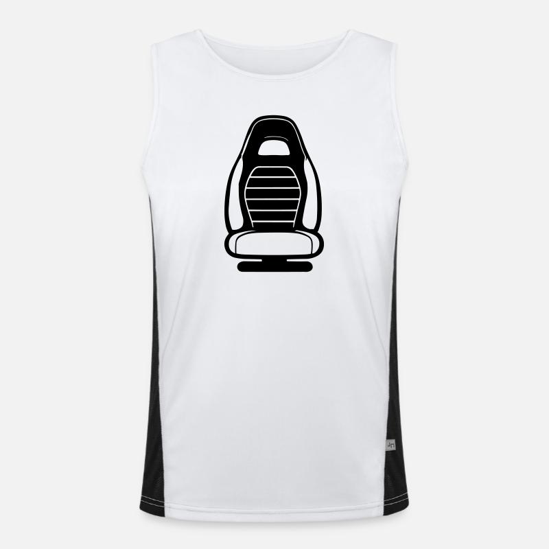Hocker Funktionelles Kontrast-Tank Top für Männer 