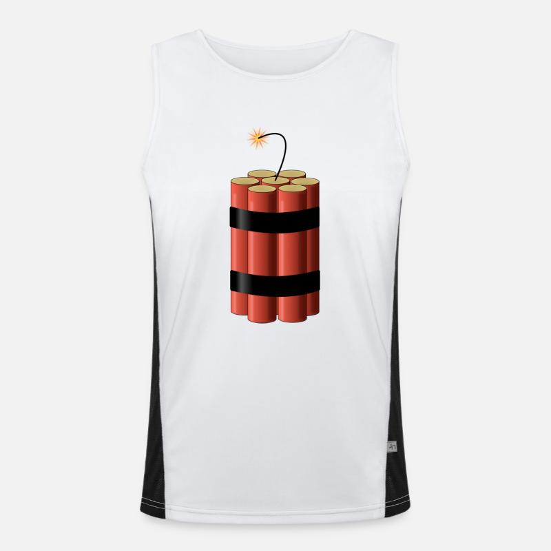 Dynamite TNT Débardeur respirant contrasté Homme 