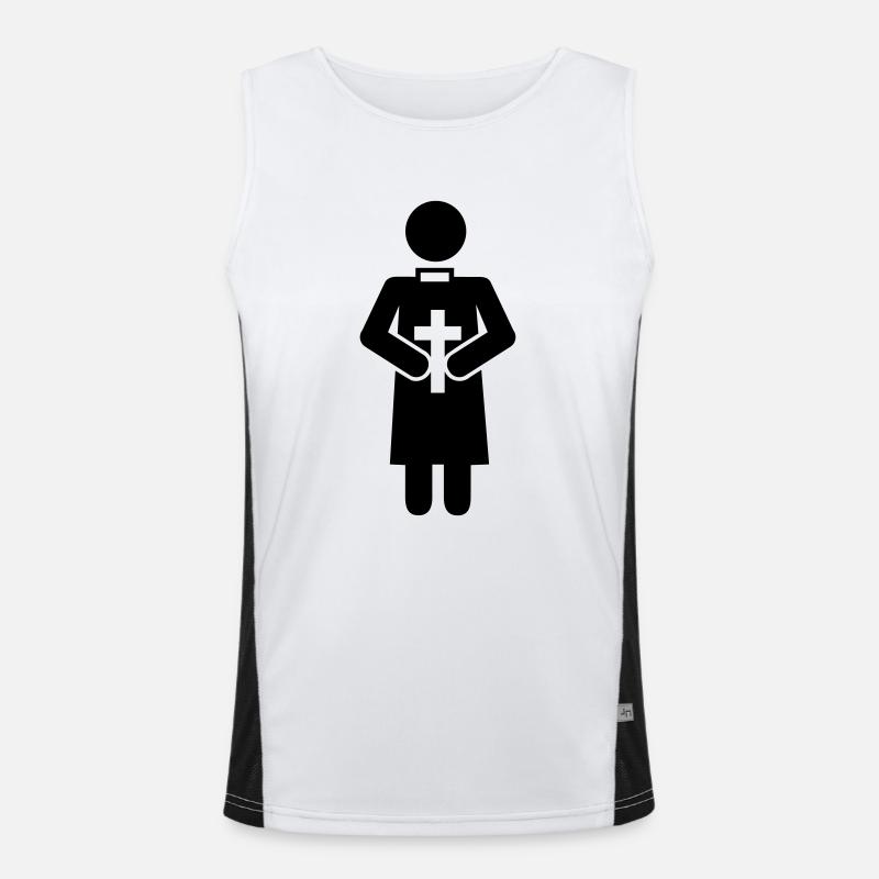Priest Men's Functional Contrast Tank Top 