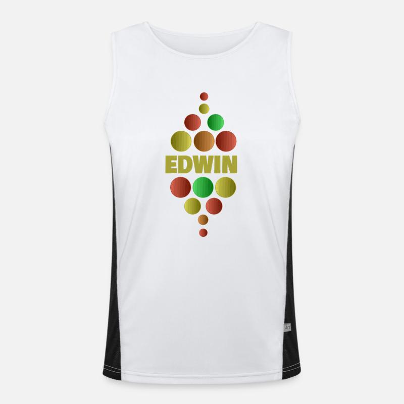 First grader Edwin Men's Functional Contrast Tank Top 