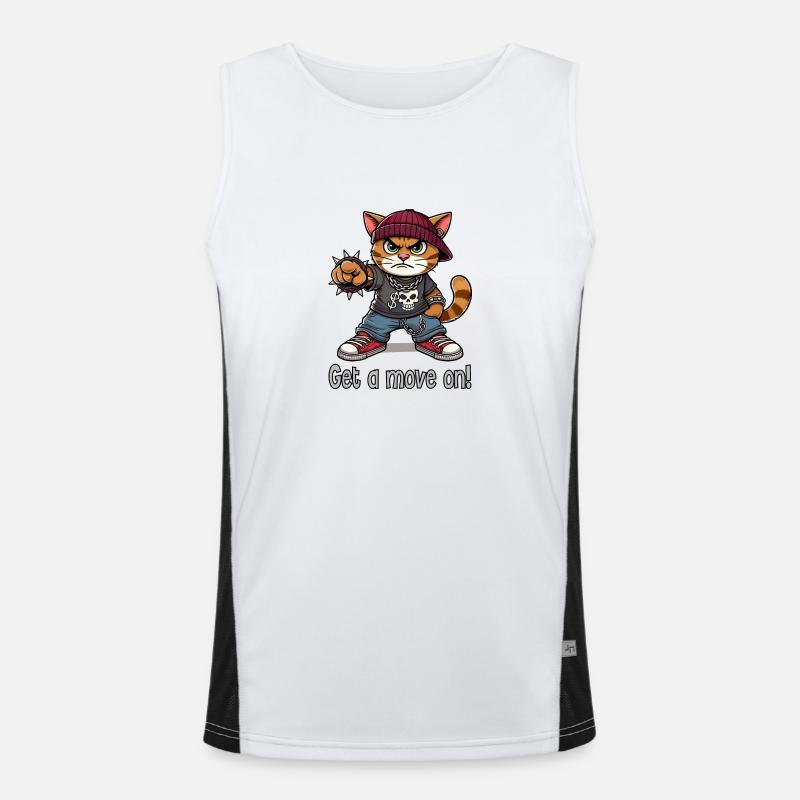 Get a move on! Men's Functional Contrast Tank Top 