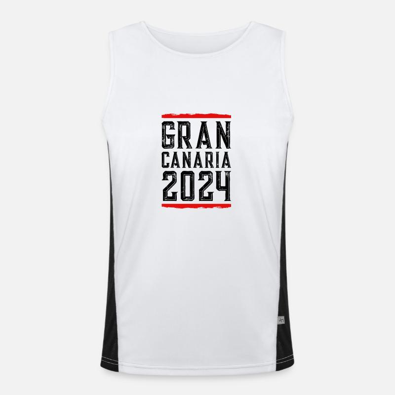 Gran Canaria 2024 Débardeur respirant contrasté Homme 