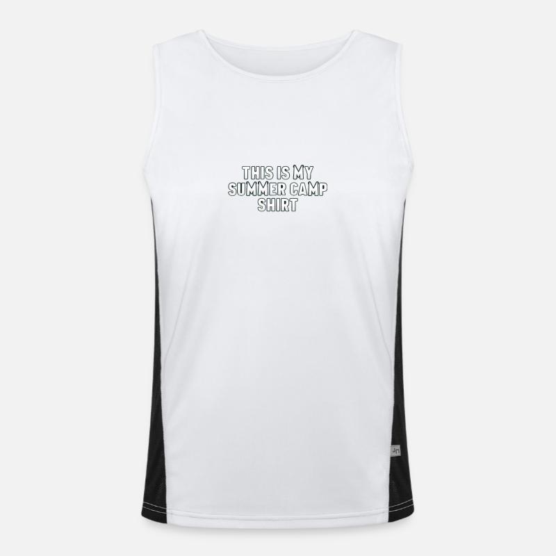 C’est ma chemise de camp d’été - parfaite pour le camp Débardeur respirant contrasté Homme 