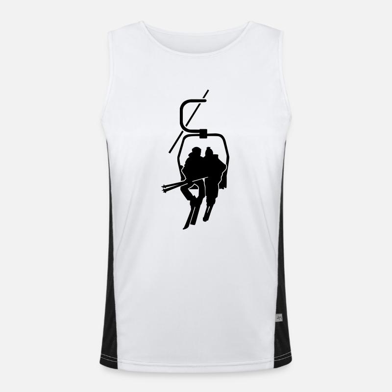 Ski Funktionelles Kontrast-Tank Top für Männer 