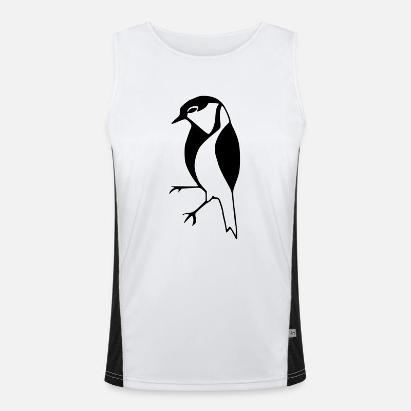 Vogel Funktionelles Kontrast-Tank Top für Männer 