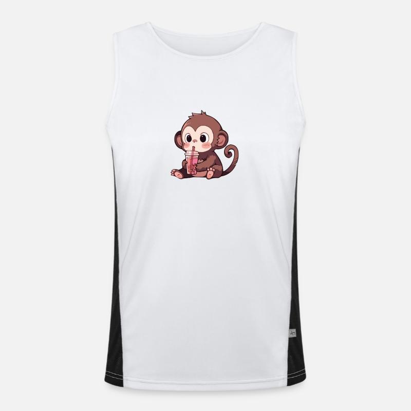 Singe mignon Débardeur respirant contrasté Homme 