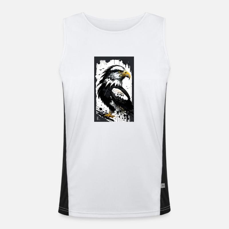Majestic Eagle Men's Functional Contrast Tank Top 