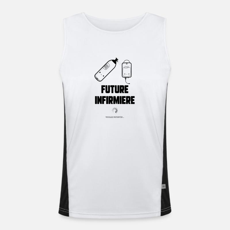 Future infirmière Débardeur respirant contrasté Homme 