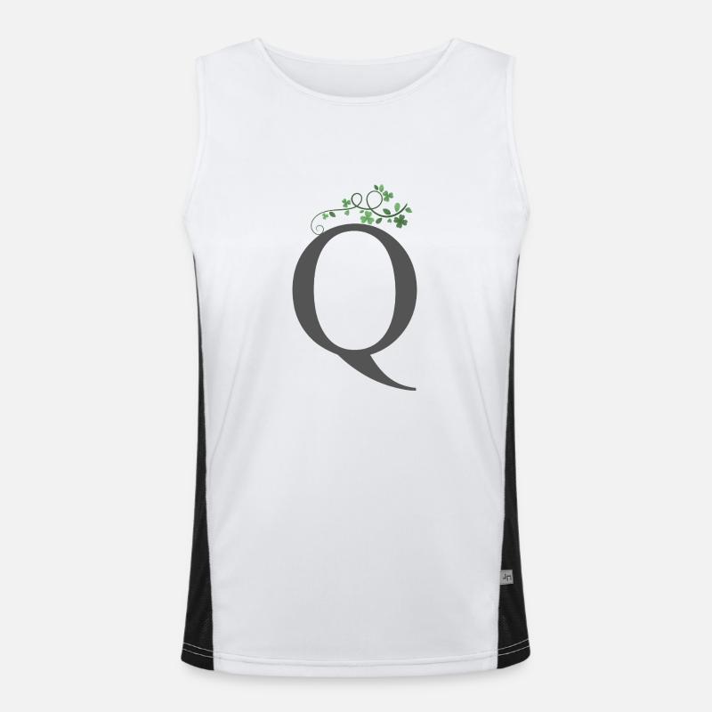 Q avec trèfles Débardeur respirant contrasté Homme 