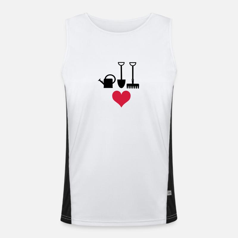 Garten Funktionelles Kontrast-Tank Top für Männer 