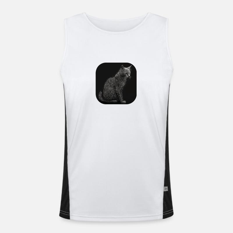 Chat Débardeur respirant contrasté Homme 