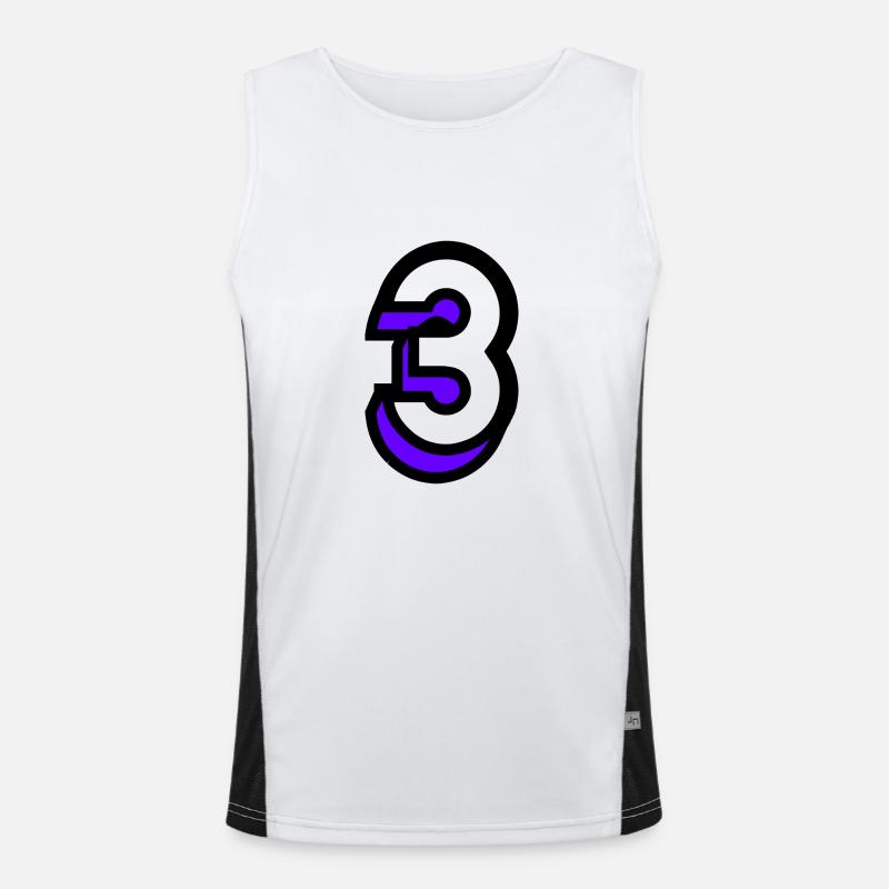 3 YEARS. 3RD ANNIVERSARY. BIRTHDAY 3 YEARS. 3 Men's Functional Contrast Tank Top 