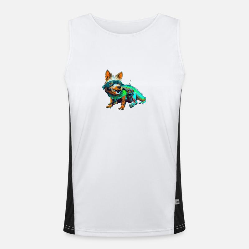 Crocoshire Men's Functional Contrast Tank Top 