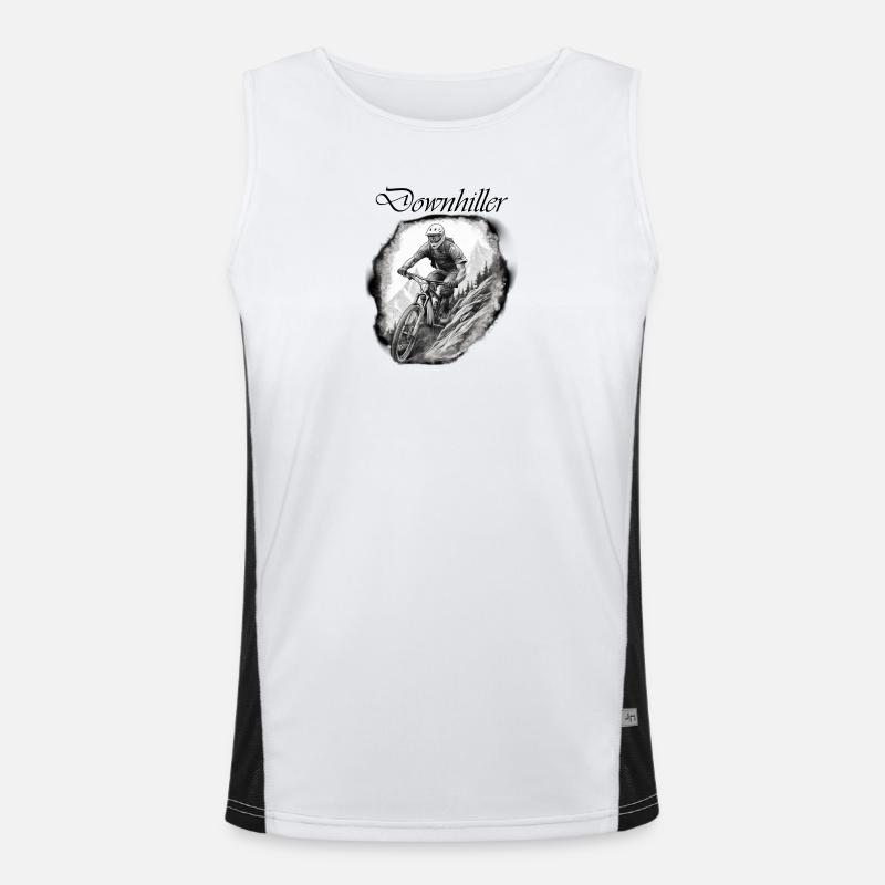 Downhiller Funktionelles Kontrast-Tank Top für Männer 