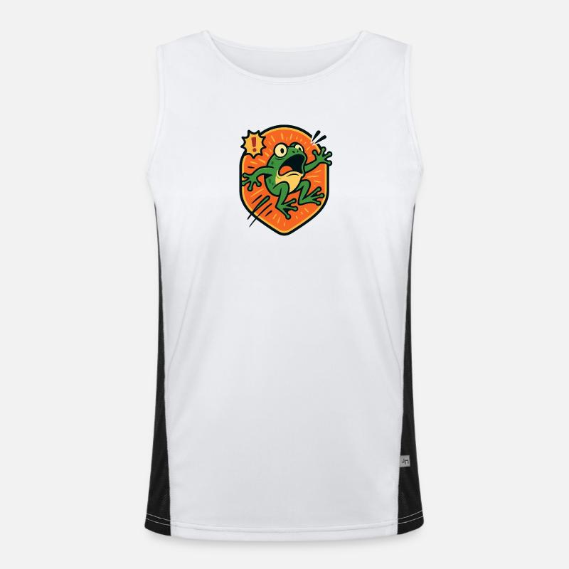 Badge Panic Frog Débardeur respirant contrasté Homme 