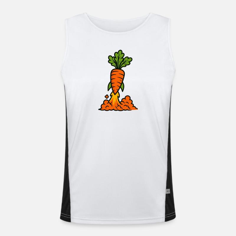 Mode de lancement Carrot Débardeur respirant contrasté Homme 