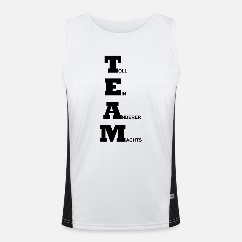 Team - Toll ein anderer machts Funktionelles Kontrast-Tank Top für Männer 