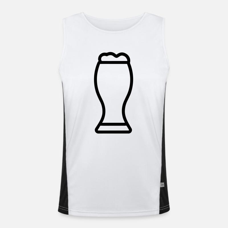 Beer Men's Functional Contrast Tank Top 