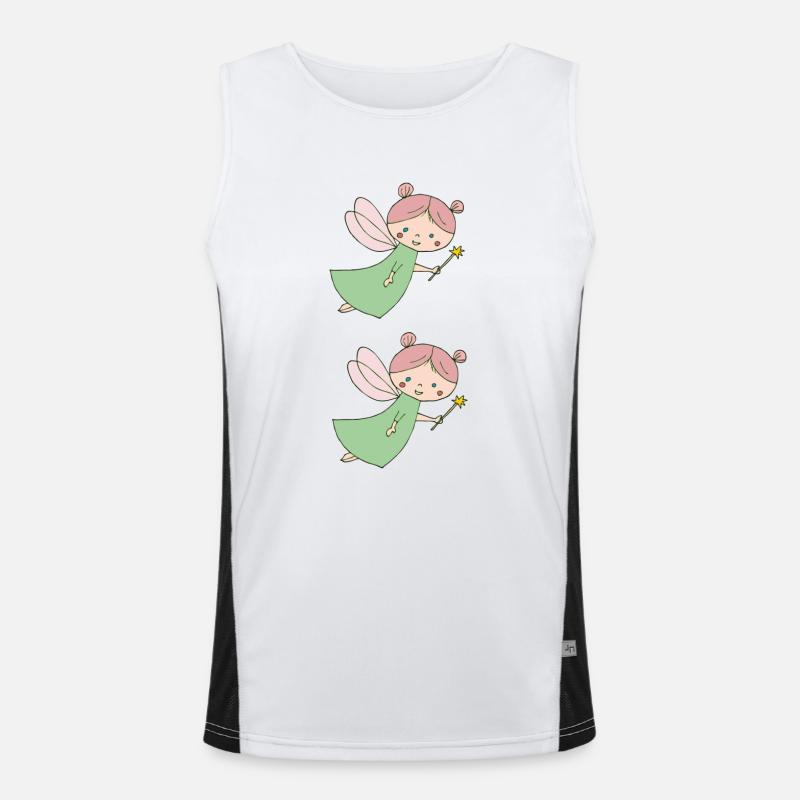 Fee double Men's Functional Contrast Tank Top 