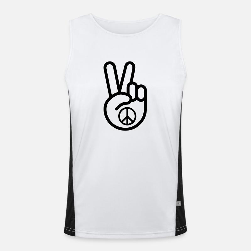 peacehand Funktionelles Kontrast-Tank Top für Männer 