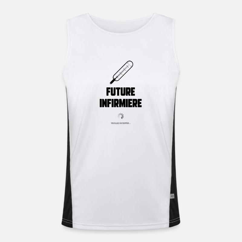 Future infirmière Débardeur respirant contrasté Homme 