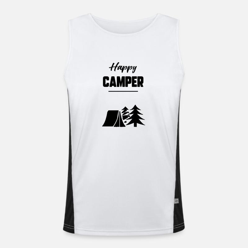 Happy camper Débardeur respirant contrasté Homme 