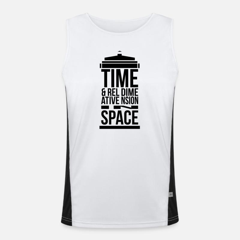 Tardis Men's Functional Contrast Tank Top 
