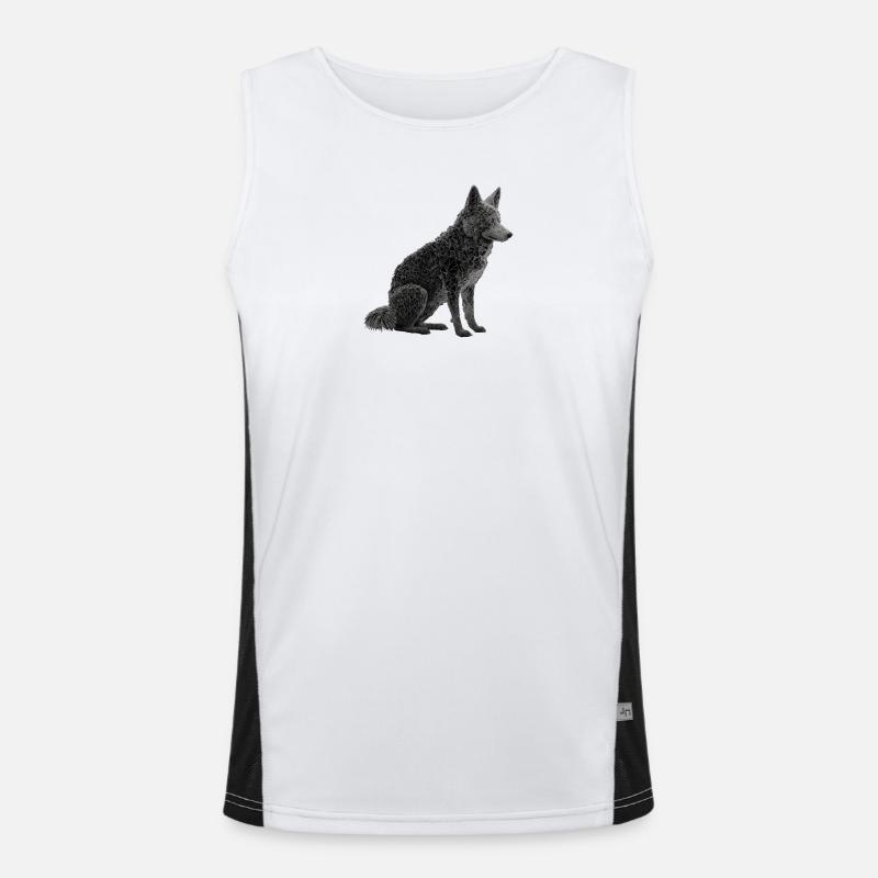 Wolf Men's Functional Contrast Tank Top 