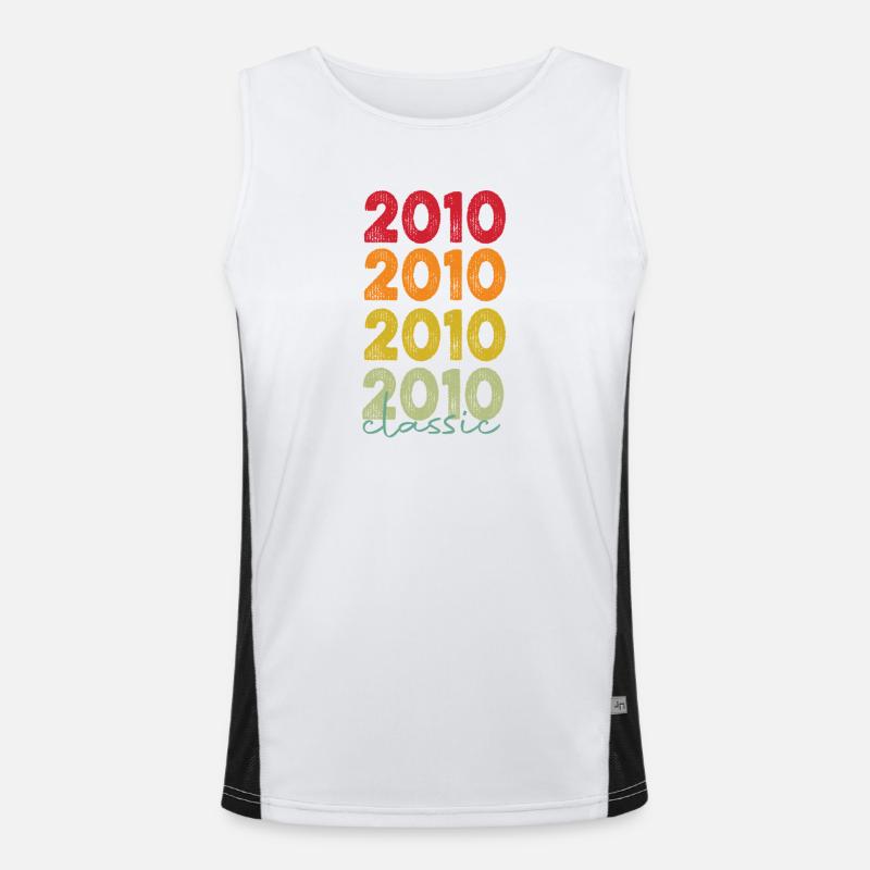 16th birthday 16 years 2010 Men's Functional Contrast Tank Top 