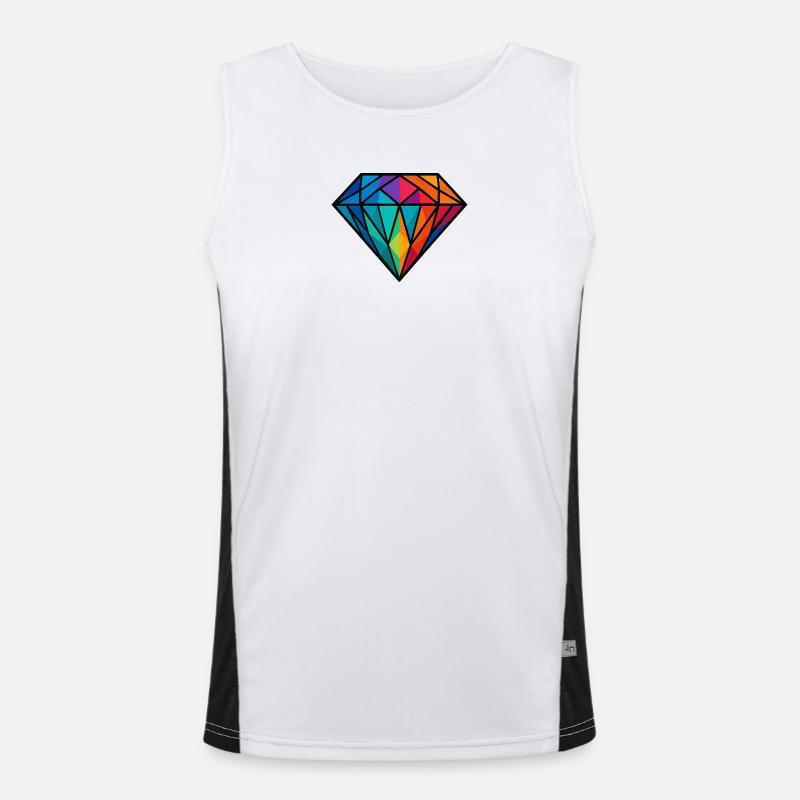 Diamond Men's Functional Contrast Tank Top 