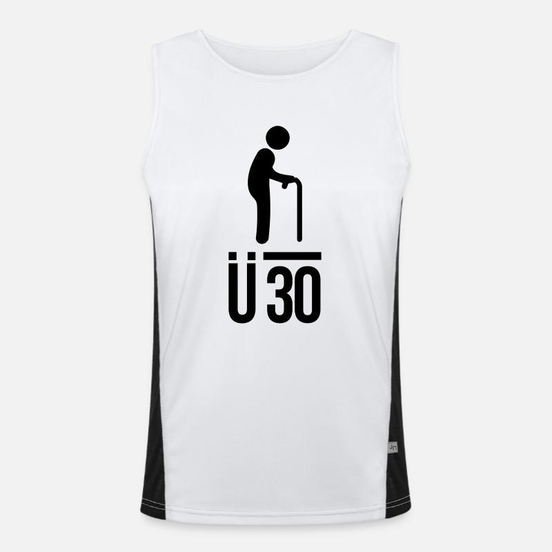 Over 30 Men's Functional Contrast Tank Top 