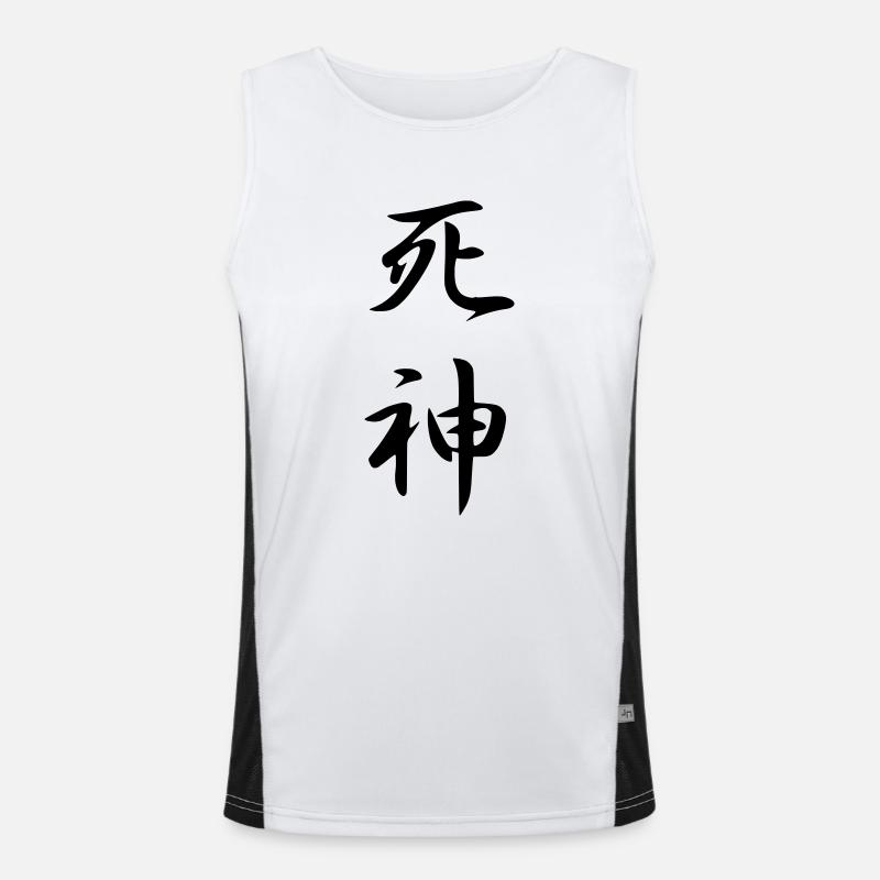 Shinigami (Engel des Todes) Funktionelles Kontrast-Tank Top für Männer 
