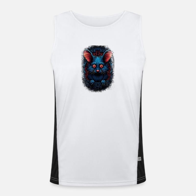 terrier geburtstagsgeschenkidee welpe zitat witzig Funktionelles Kontrast-Tank Top für Männer 