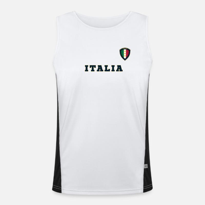 ITALIA Men's Functional Contrast Tank Top 