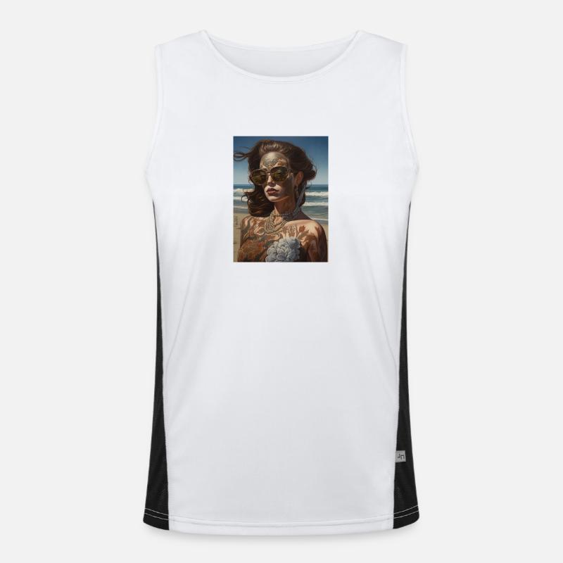 Ghotic Class Men's Functional Contrast Tank Top 