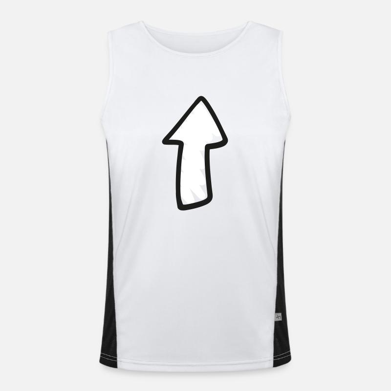 Pfeil Funktionelles Kontrast-Tank Top für Männer 