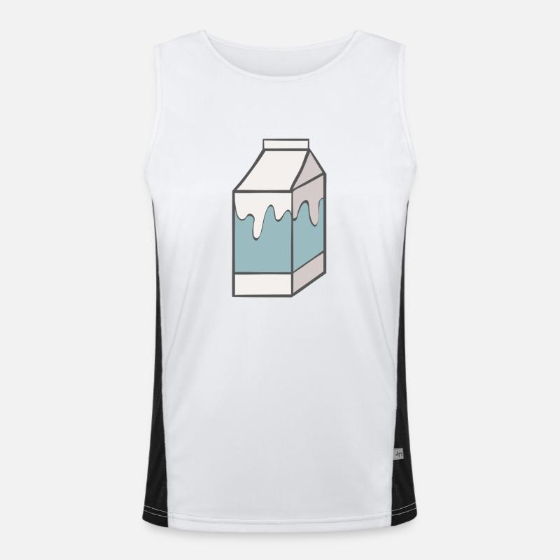 Lait Débardeur respirant contrasté Homme 