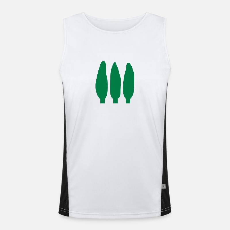 3 Bäume - v Funktionelles Kontrast-Tank Top für Männer 