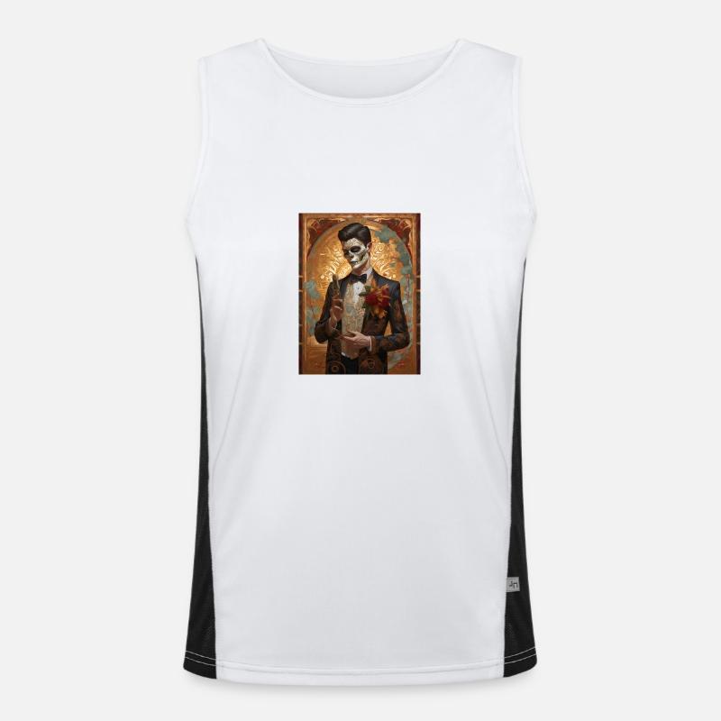 Ghotic Class Men's Functional Contrast Tank Top 