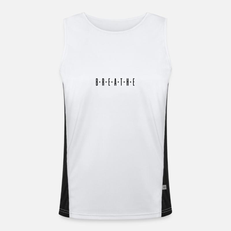 Cooler Yoga Spruch Geschenk Yogi Funktionelles Kontrast-Tank Top für Männer 