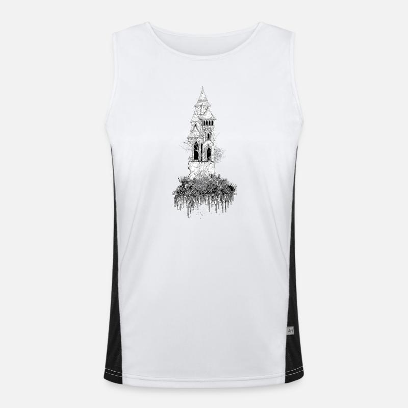 ivory tower Men's Functional Contrast Tank Top 