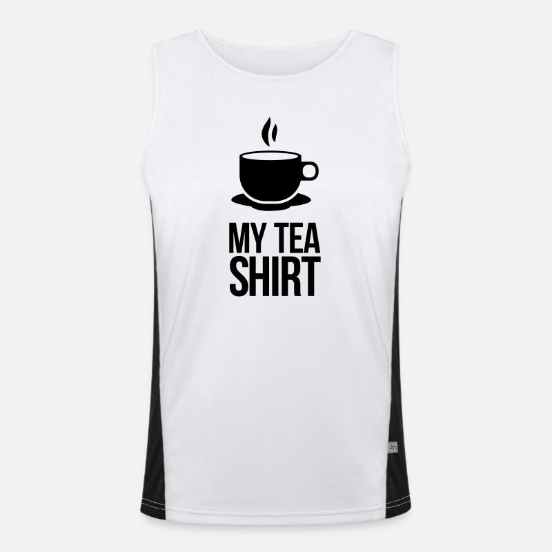 tea shirt Men's Functional Contrast Tank Top 
