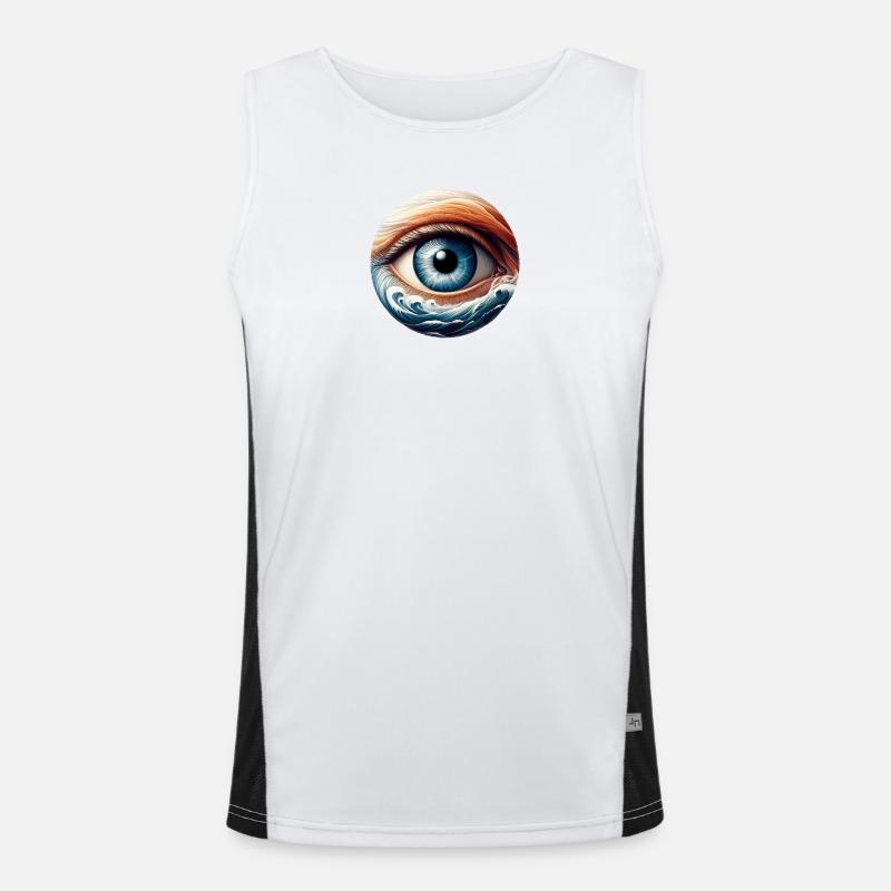 L’œil de marée Débardeur respirant contrasté Homme 