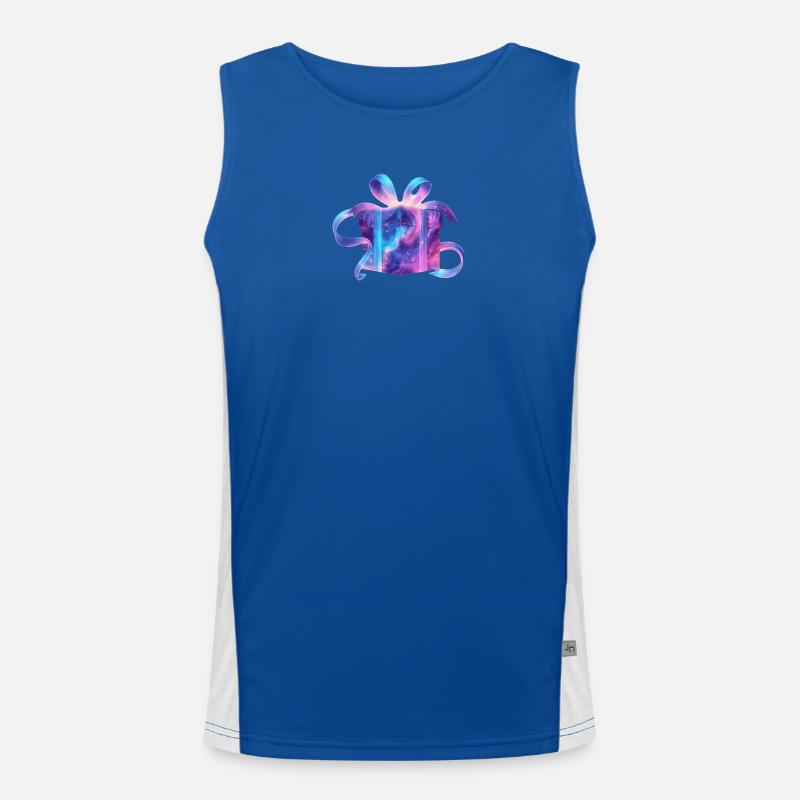 Ethereal Galaxy Gift Men's Functional Contrast Tank Top 