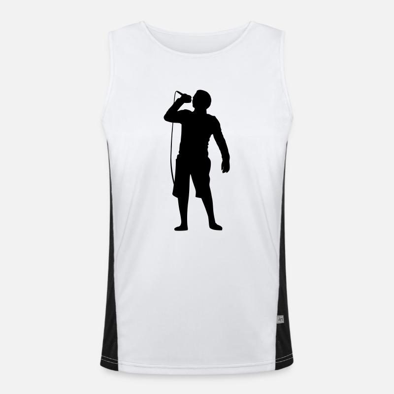 Mann Mikro Funktionelles Kontrast-Tank Top für Männer 