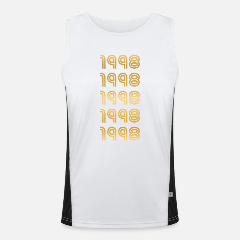 Year 1998 Men's Functional Contrast Tank Top 