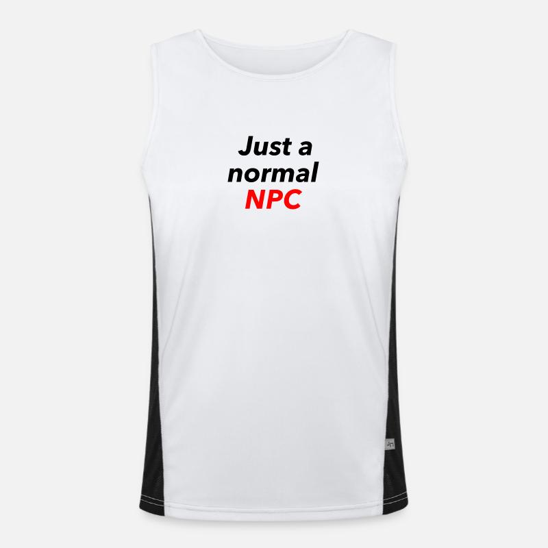 Juste un PNJ normal Débardeur respirant contrasté Homme 