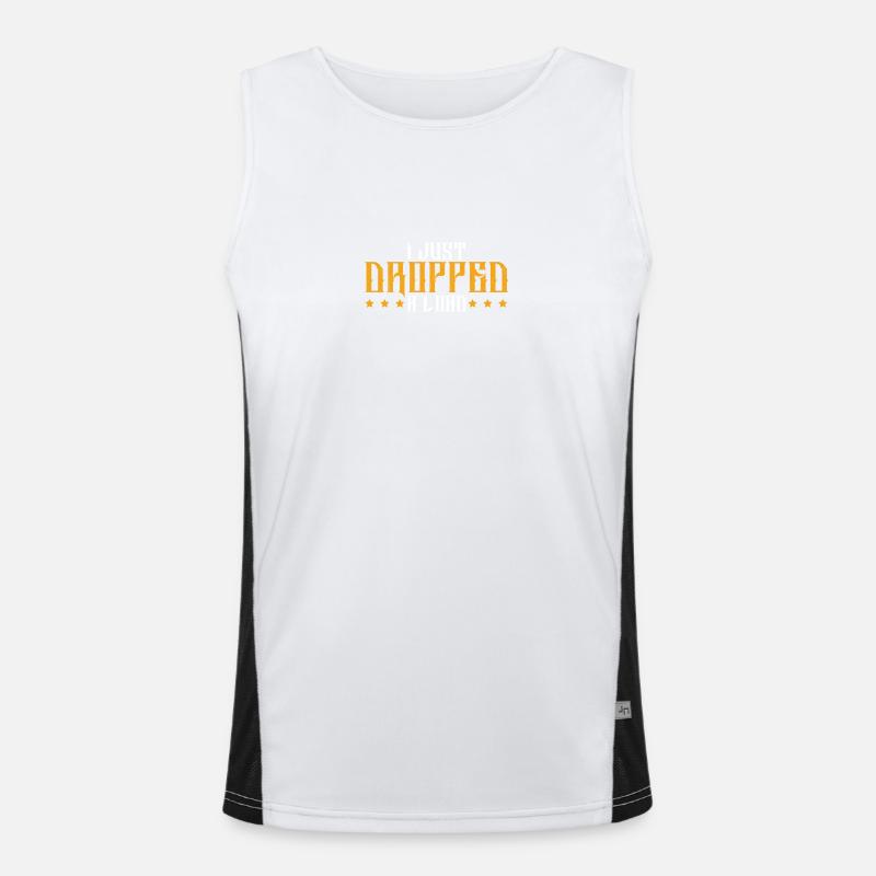 Trucker Cool Saying Men's Functional Contrast Tank Top 