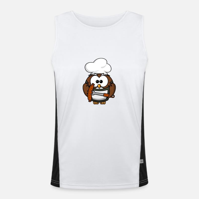 cuisinier Owl Débardeur respirant contrasté Homme 