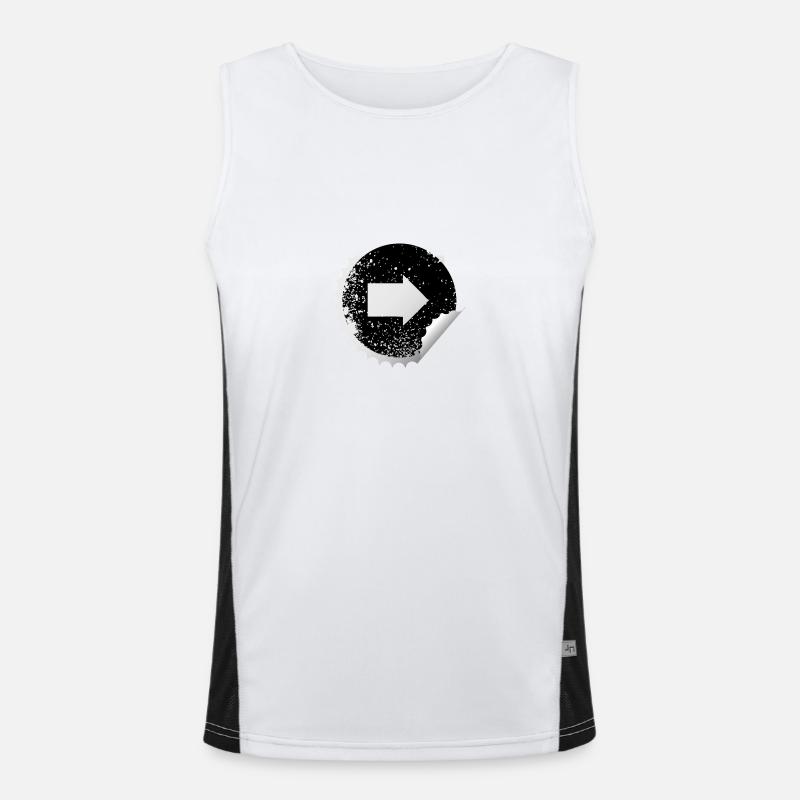 Sticker Arrow Men's Functional Contrast Tank Top 